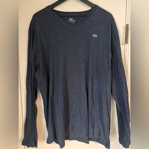 Lacoste Men's Navy Long Sleeve Tee